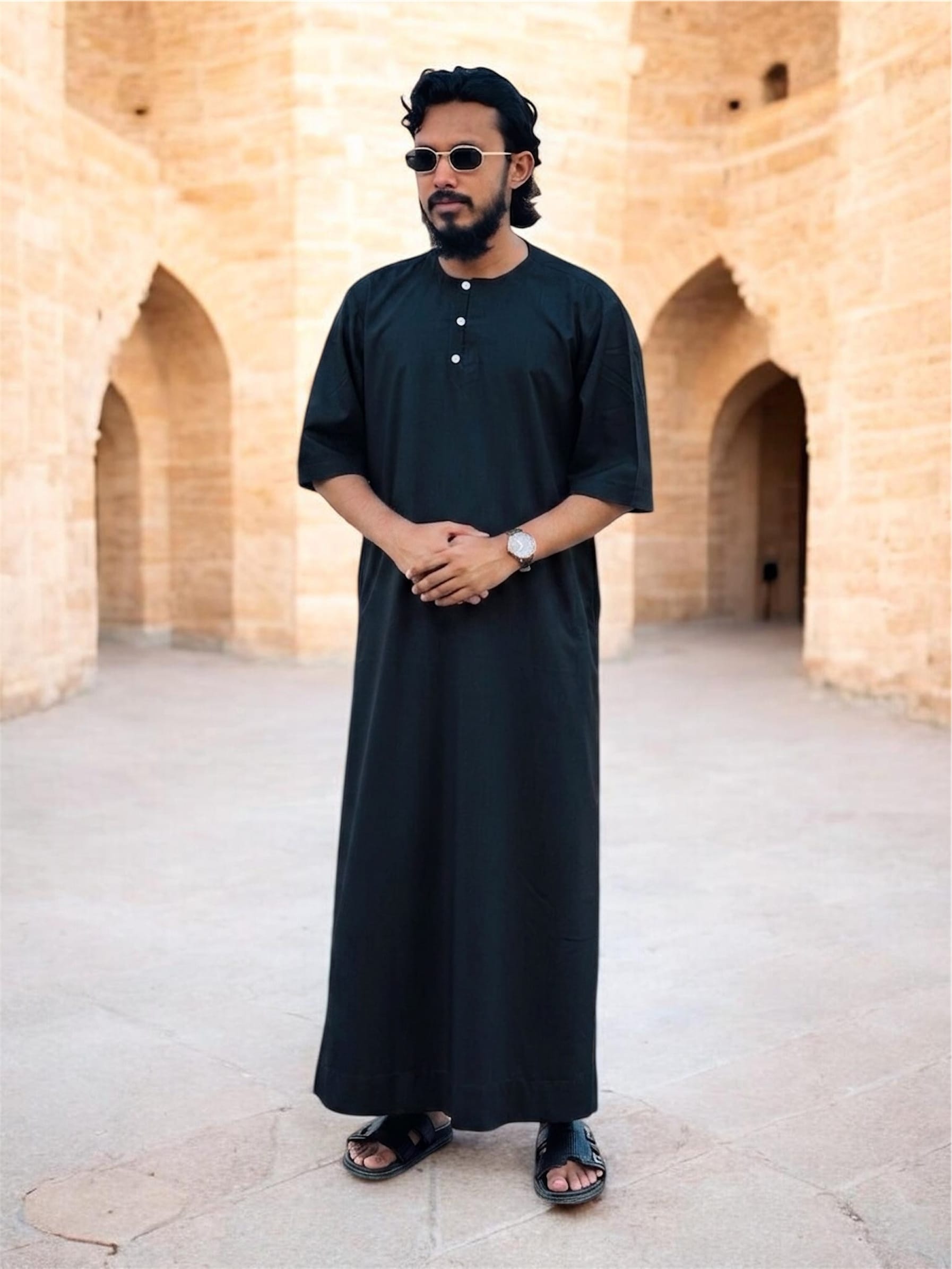 Zuhoor Premium Thobe — Look 7
